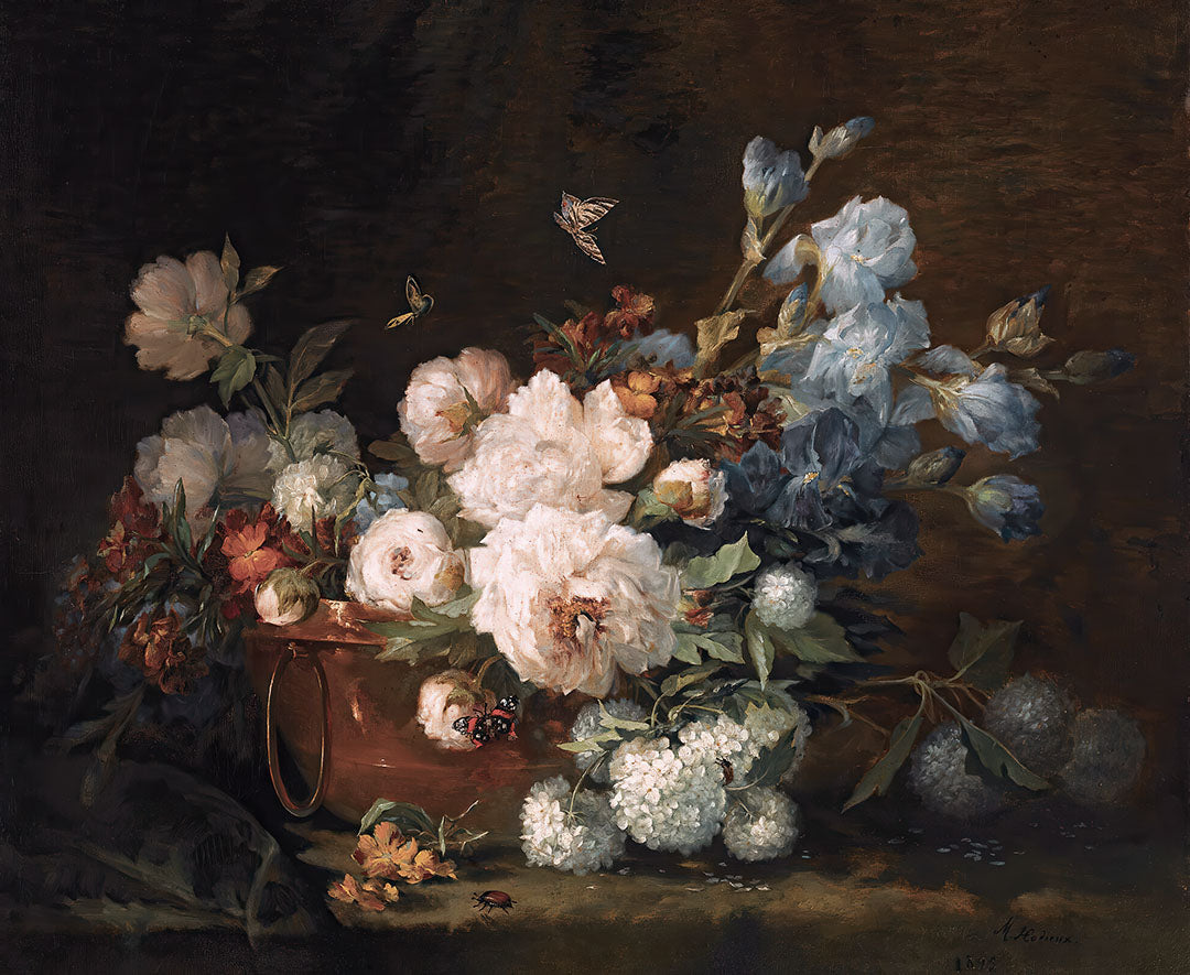 Peonies, Irises, and Hydrangeas | Paper