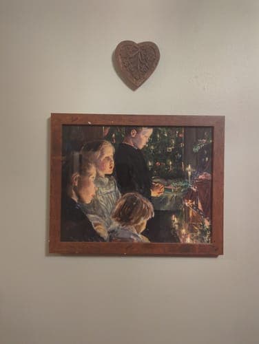 Customer photo from Katherine D. of the Children by the Christmas Tree print