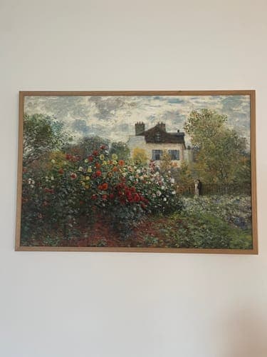 Customer photo from Lilly S. of A Corner of the Garden print