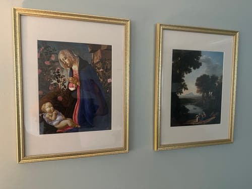 Customer photo from Mary Grace S. of The Virgin Adoring the Sleeping Christ Child print