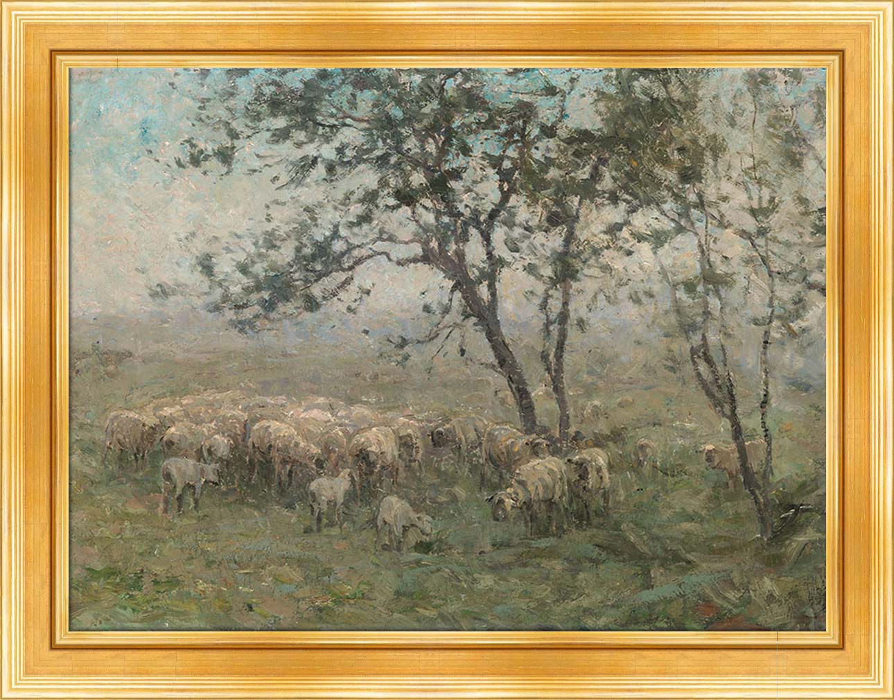 A Flock of Sheep | Paper