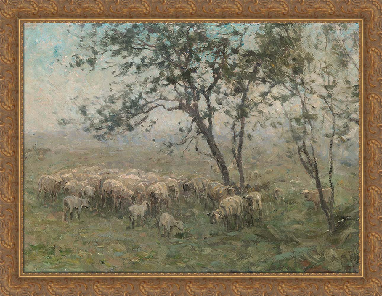 A Flock of Sheep | Paper