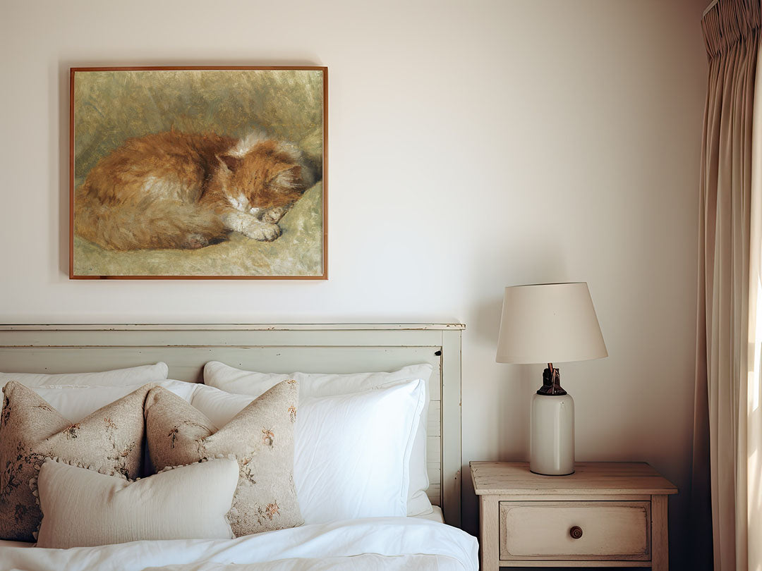 A Sleeping Cat | Paper