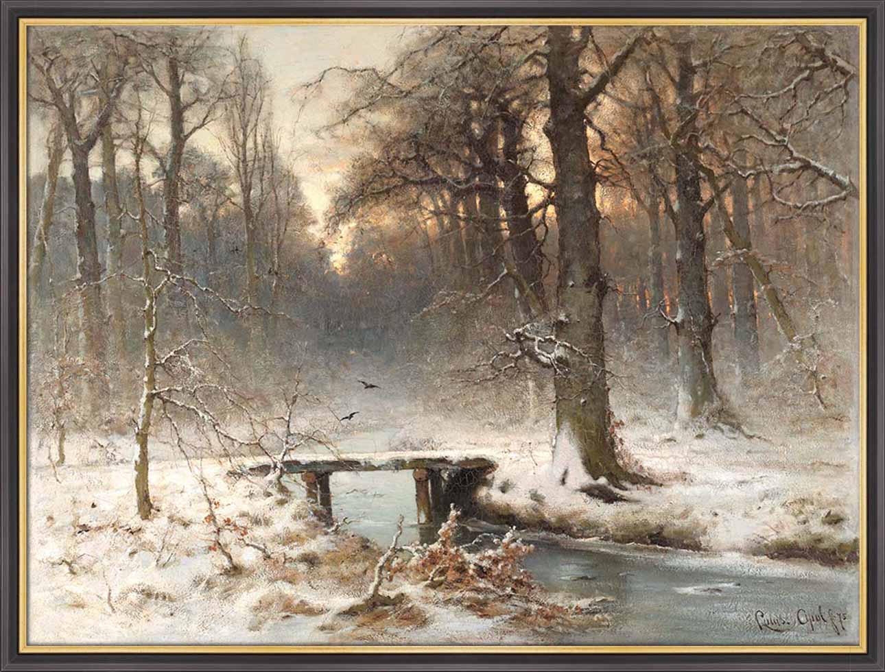 A January Evening | Paper