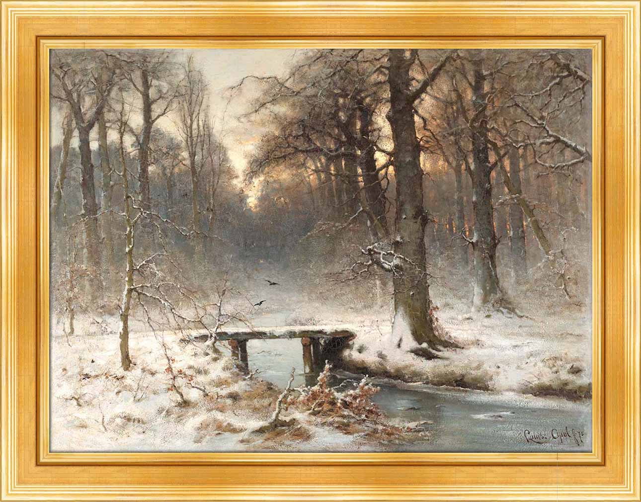 A January Evening | Paper
