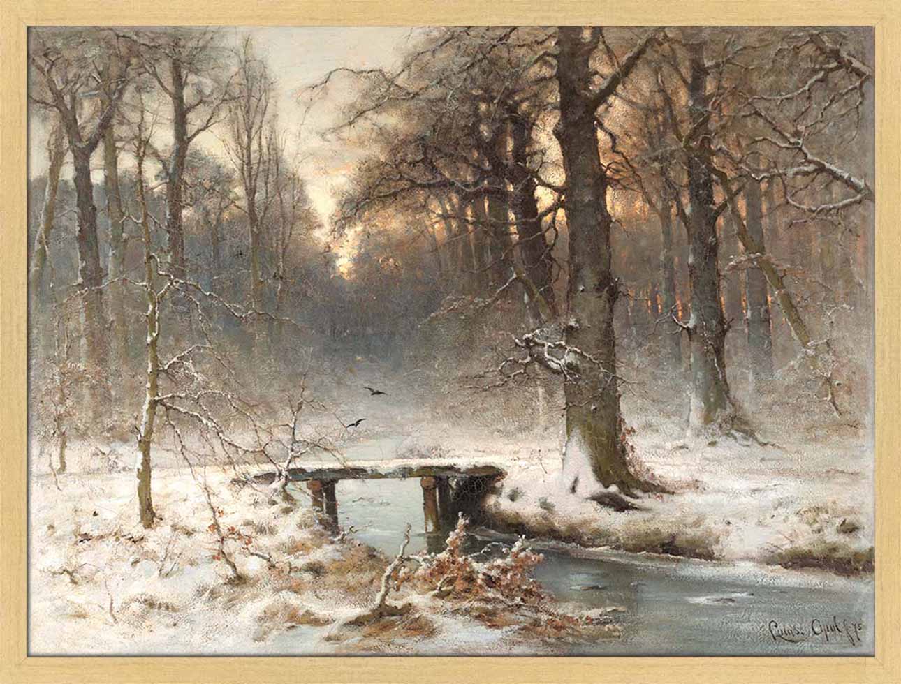 A January Evening | Paper