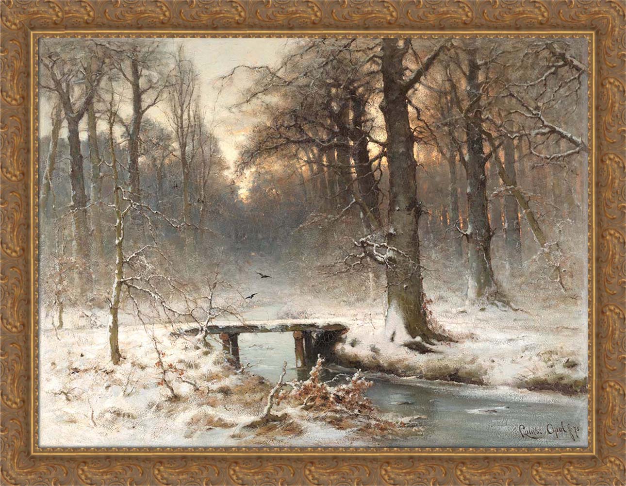 A January Evening | Paper