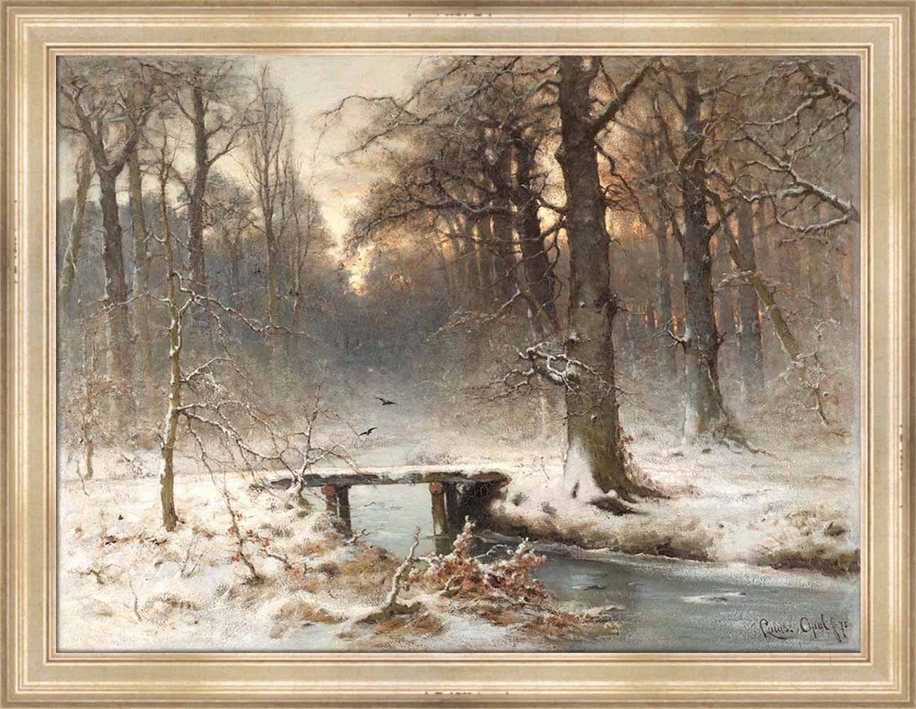 A January Evening | Paper