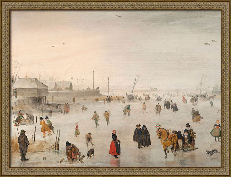 A Scene on the Ice | Paper