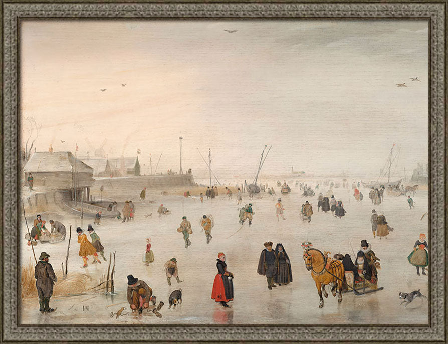 A Scene on the Ice | Paper
