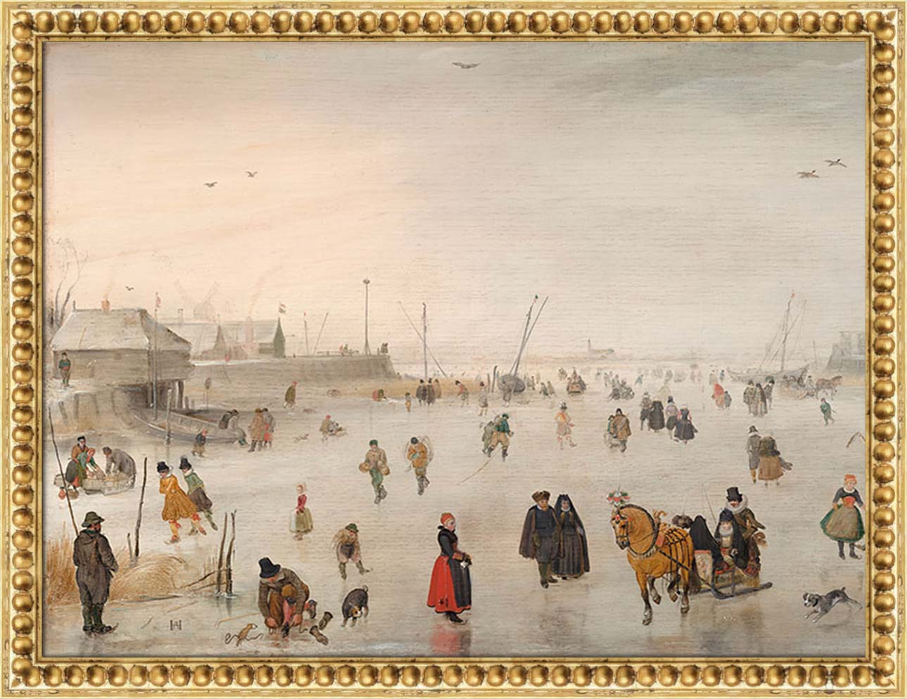 A Scene on the Ice | Paper
