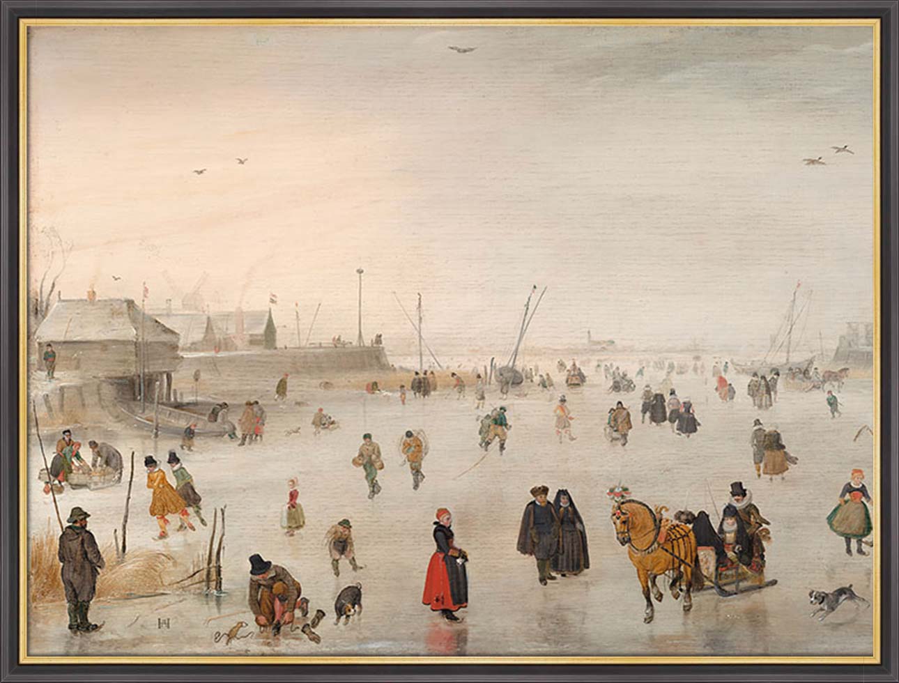 A Scene on the Ice | Paper