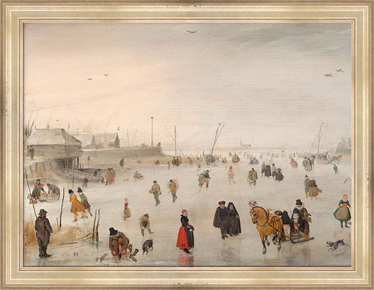 A Scene on the Ice | Paper