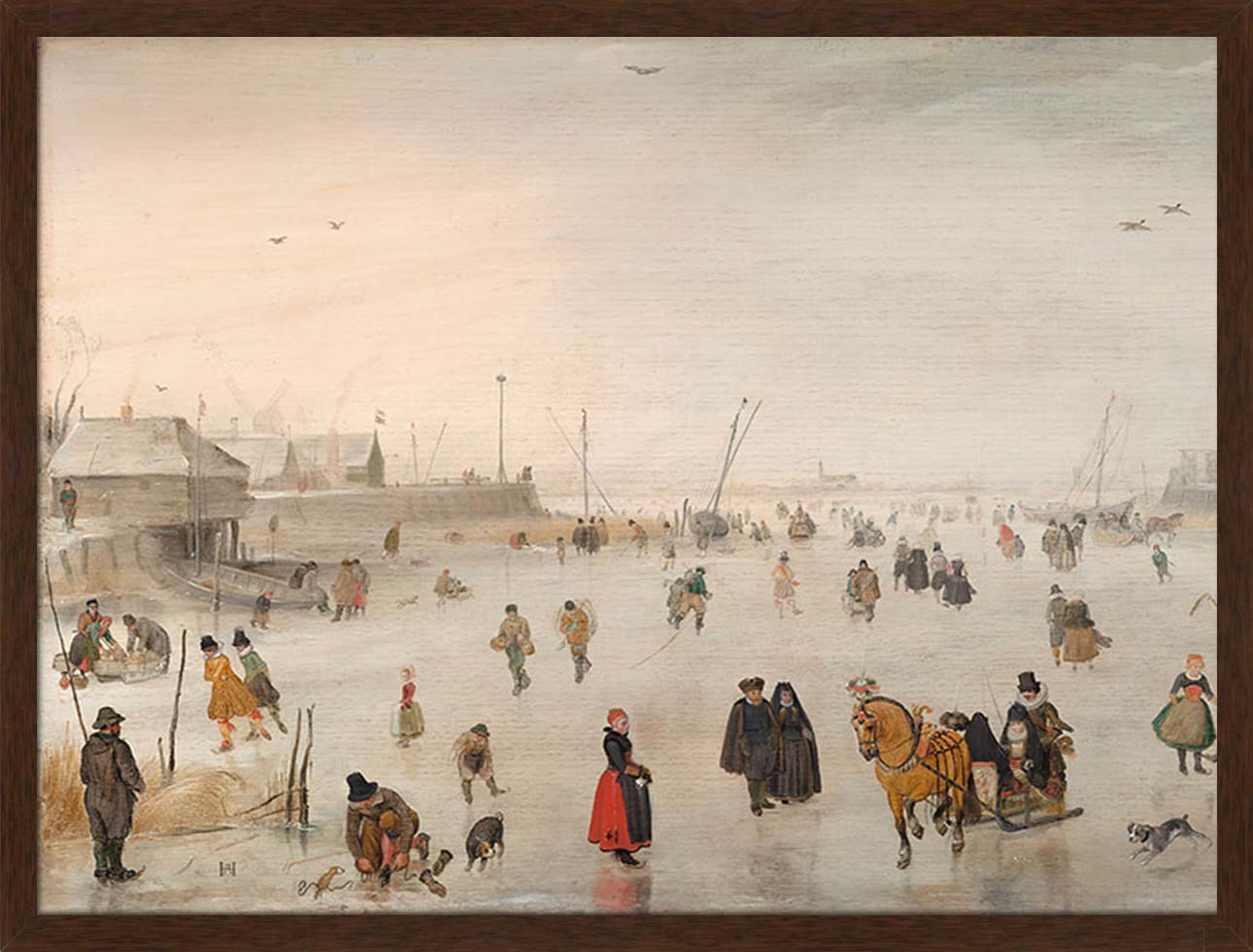 A Scene on the Ice | Paper