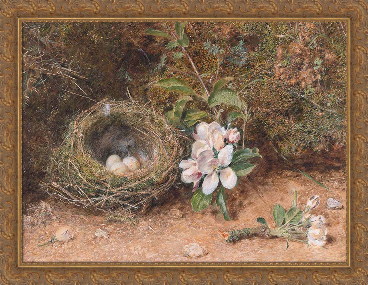 Birds Nest with Apple Blossoms | Paper