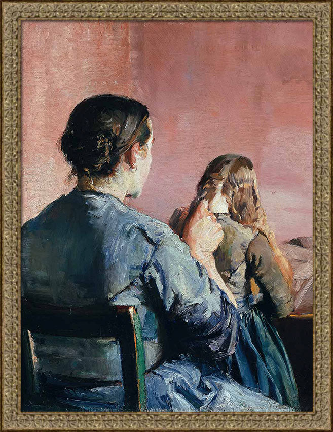 Braiding Her Hair | Paper