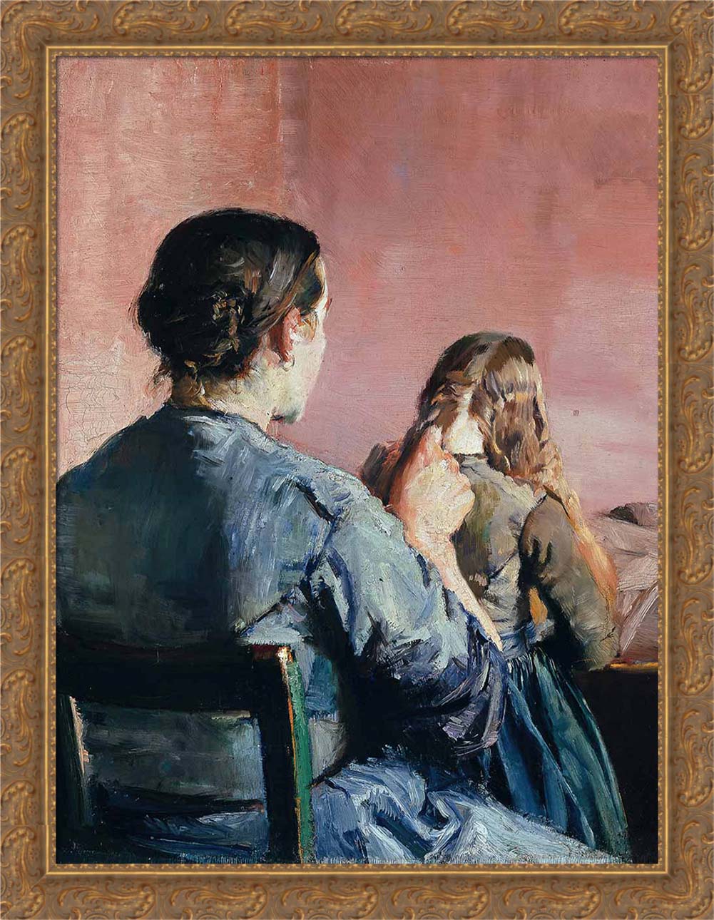 Braiding Her Hair | Paper