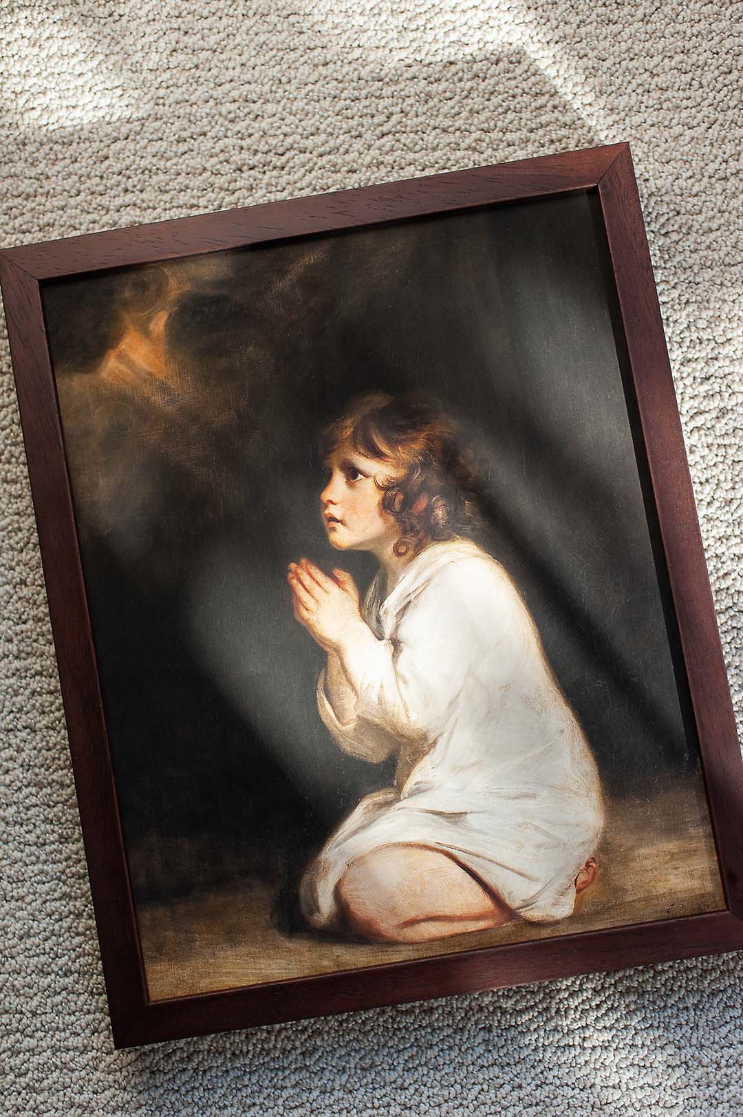 ChildPrayer_WalnutFrame.jpg