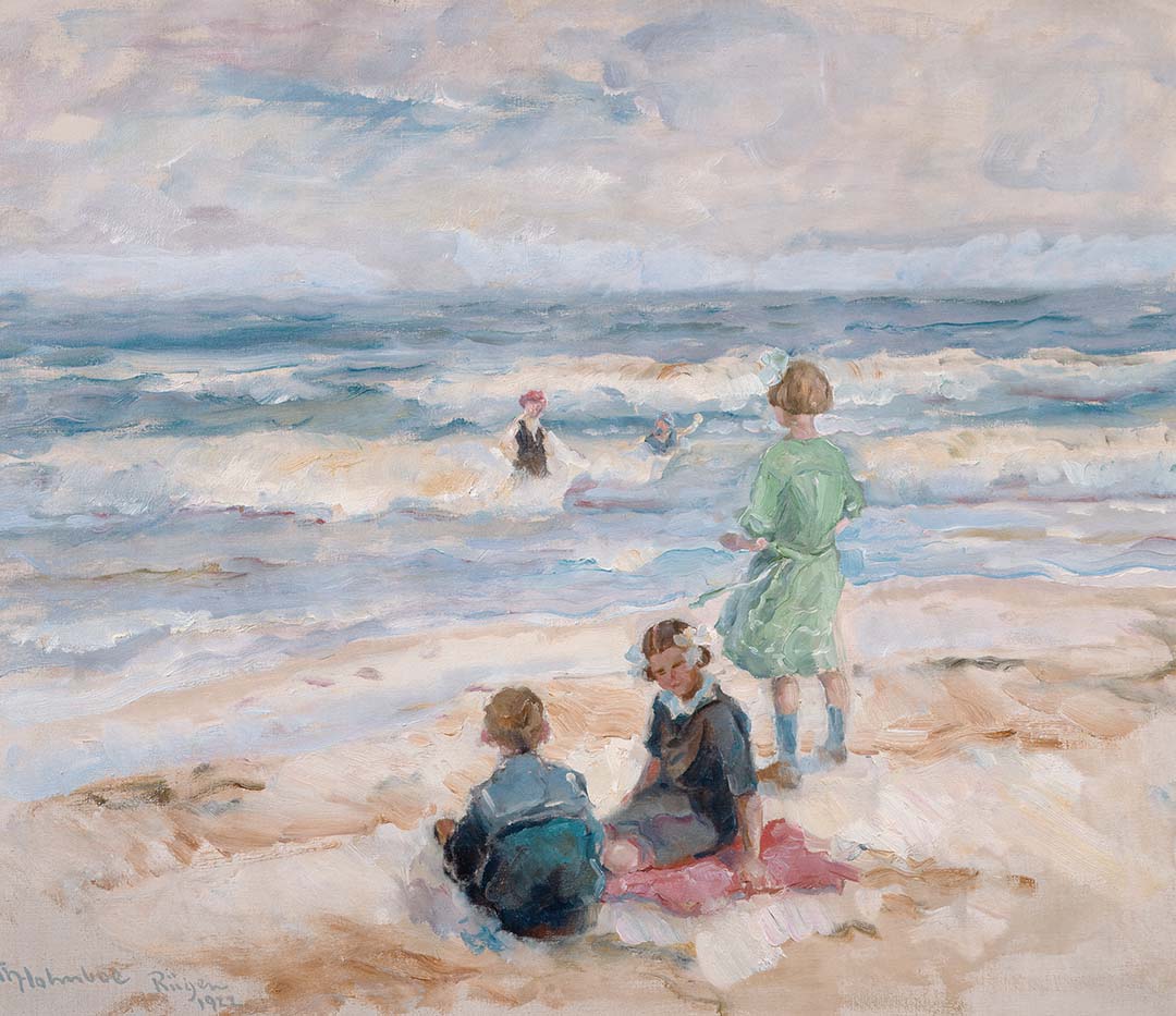Children by the Sea | Paper