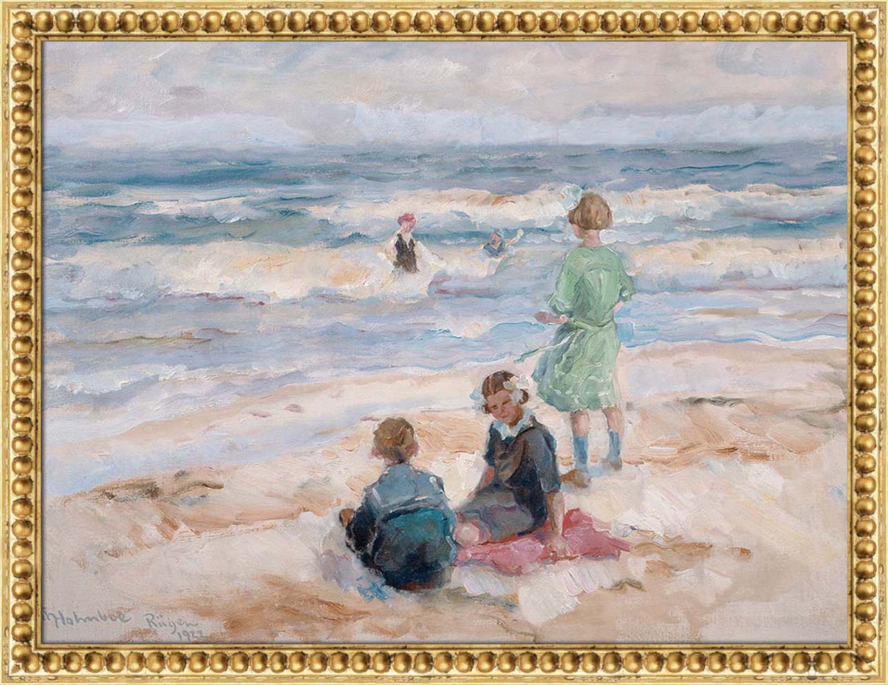 Children by the Sea | Paper
