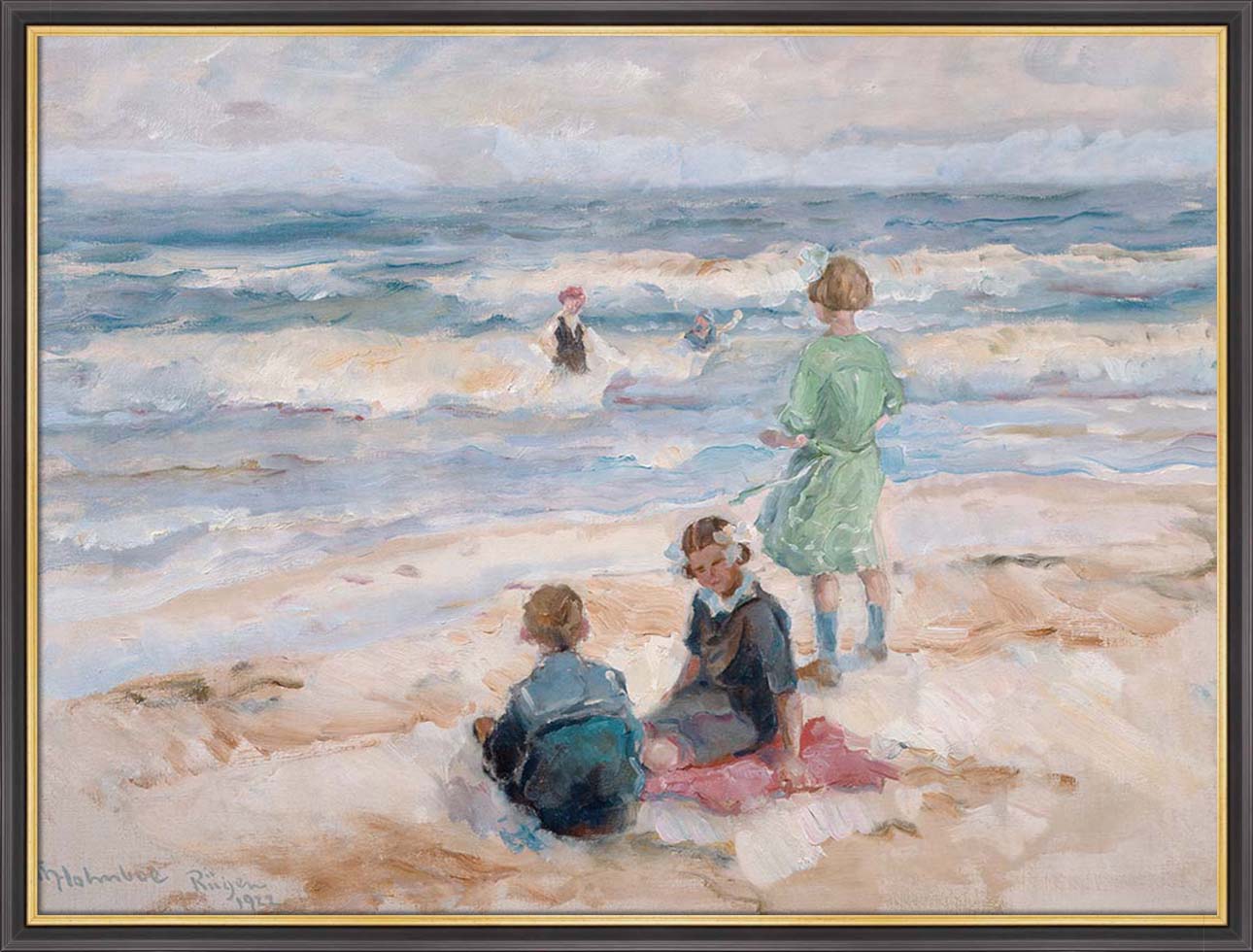 Children by the Sea | Paper