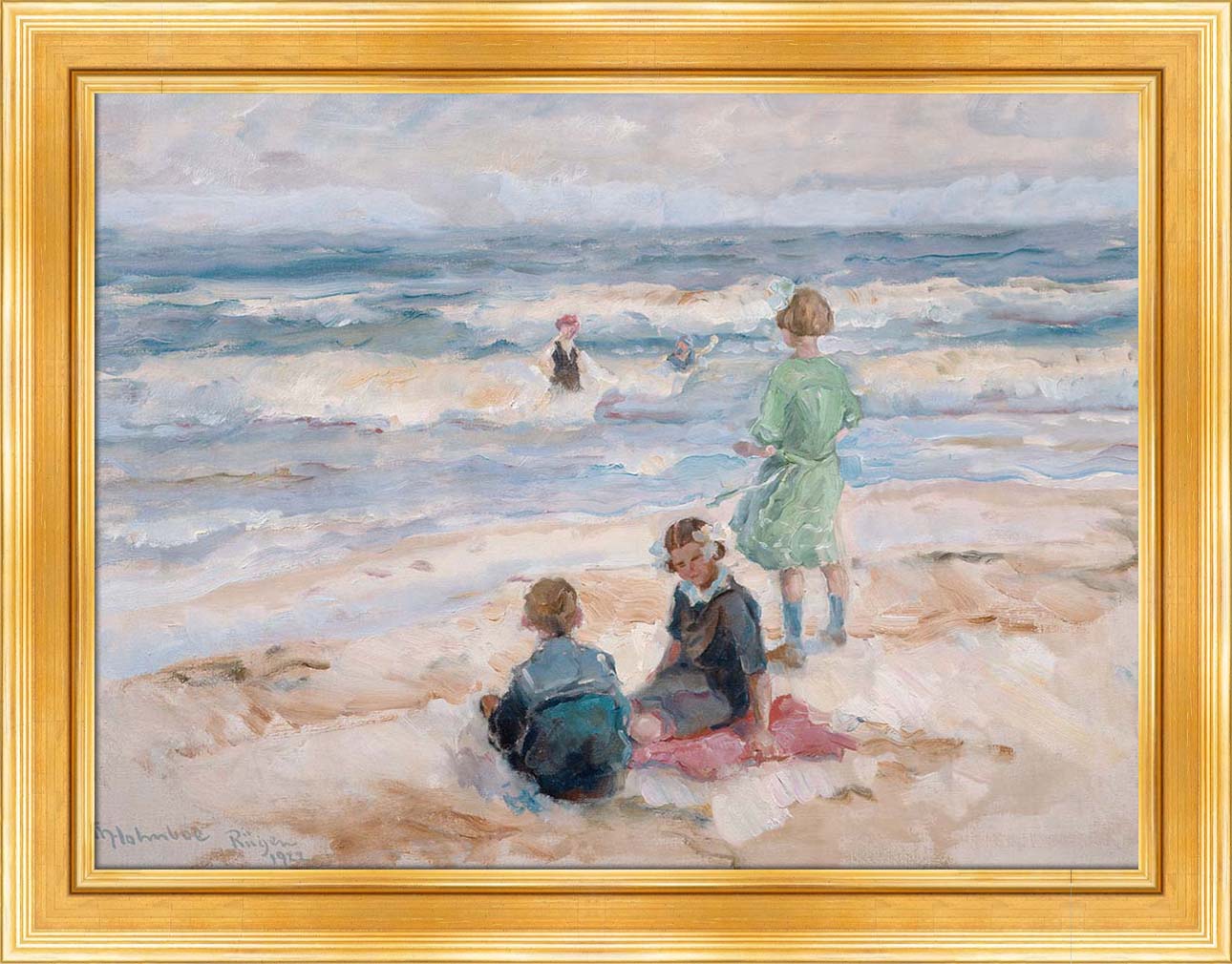 Children by the Sea | Paper