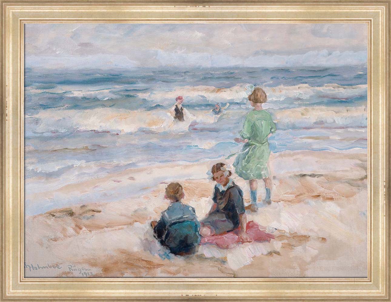 Children by the Sea | Paper