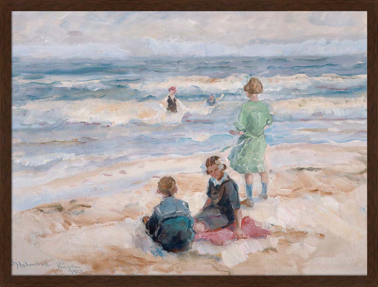 Children by the Sea | Paper