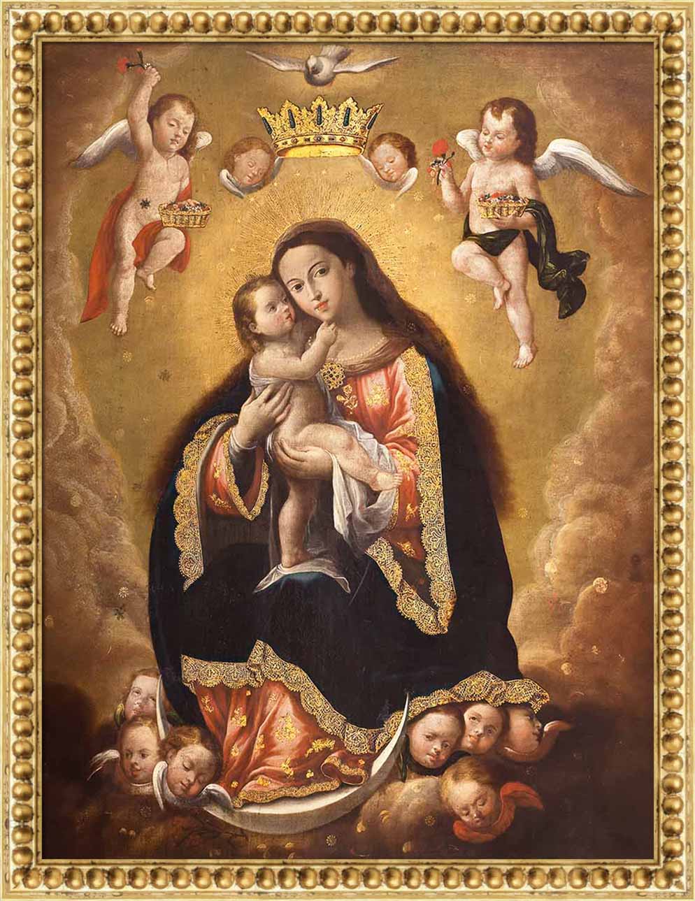 Coronation of the Virgin | Paper