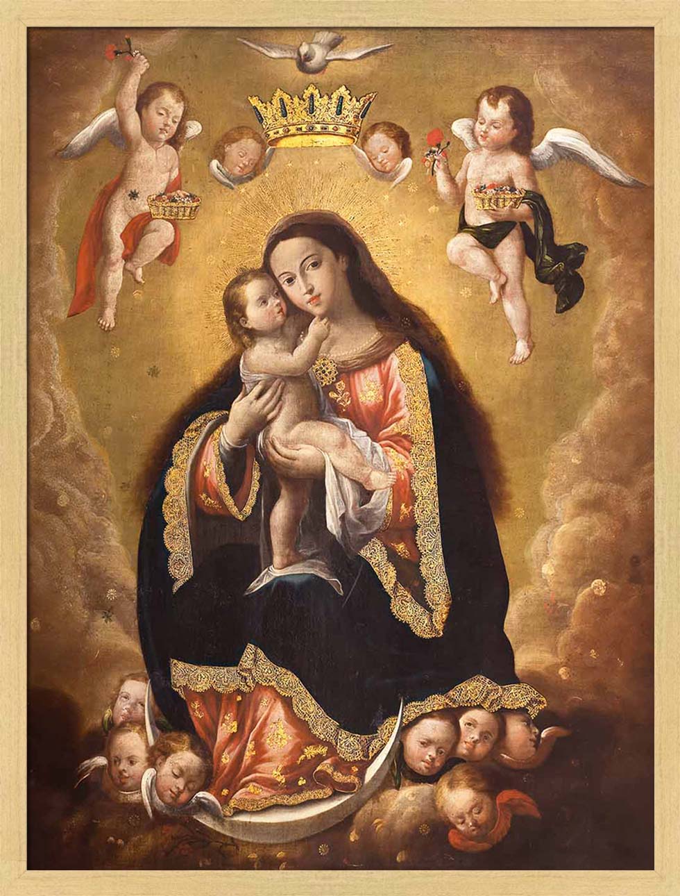 Coronation of the Virgin | Paper