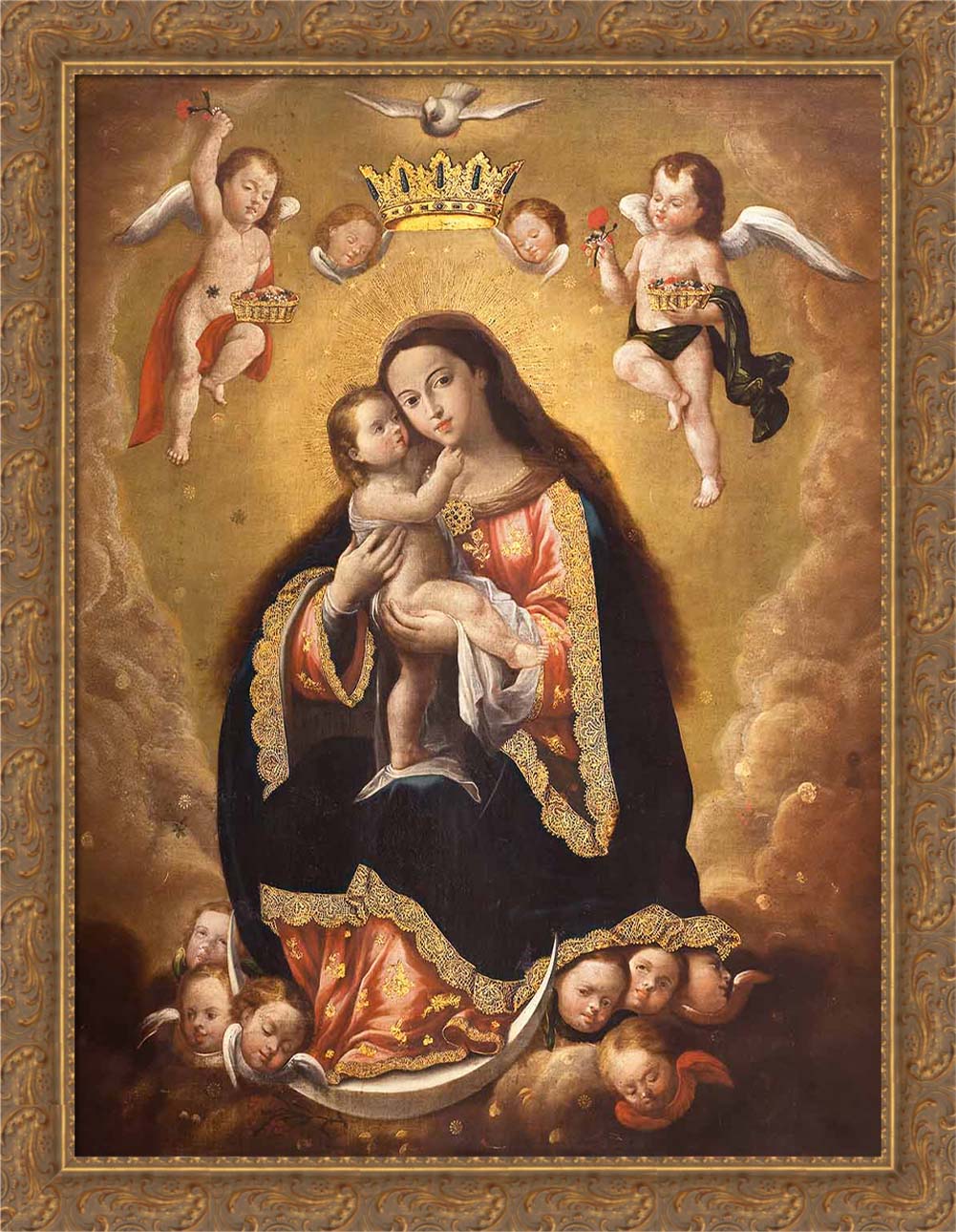 Coronation of the Virgin | Paper