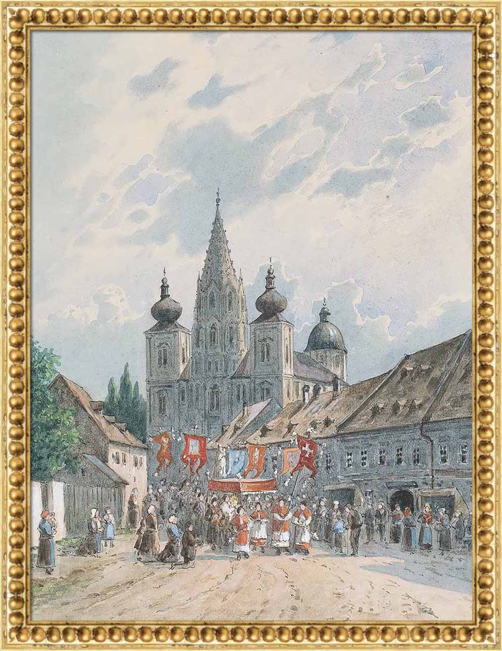 Corpus Christi Procession in Maria Zell | Paper