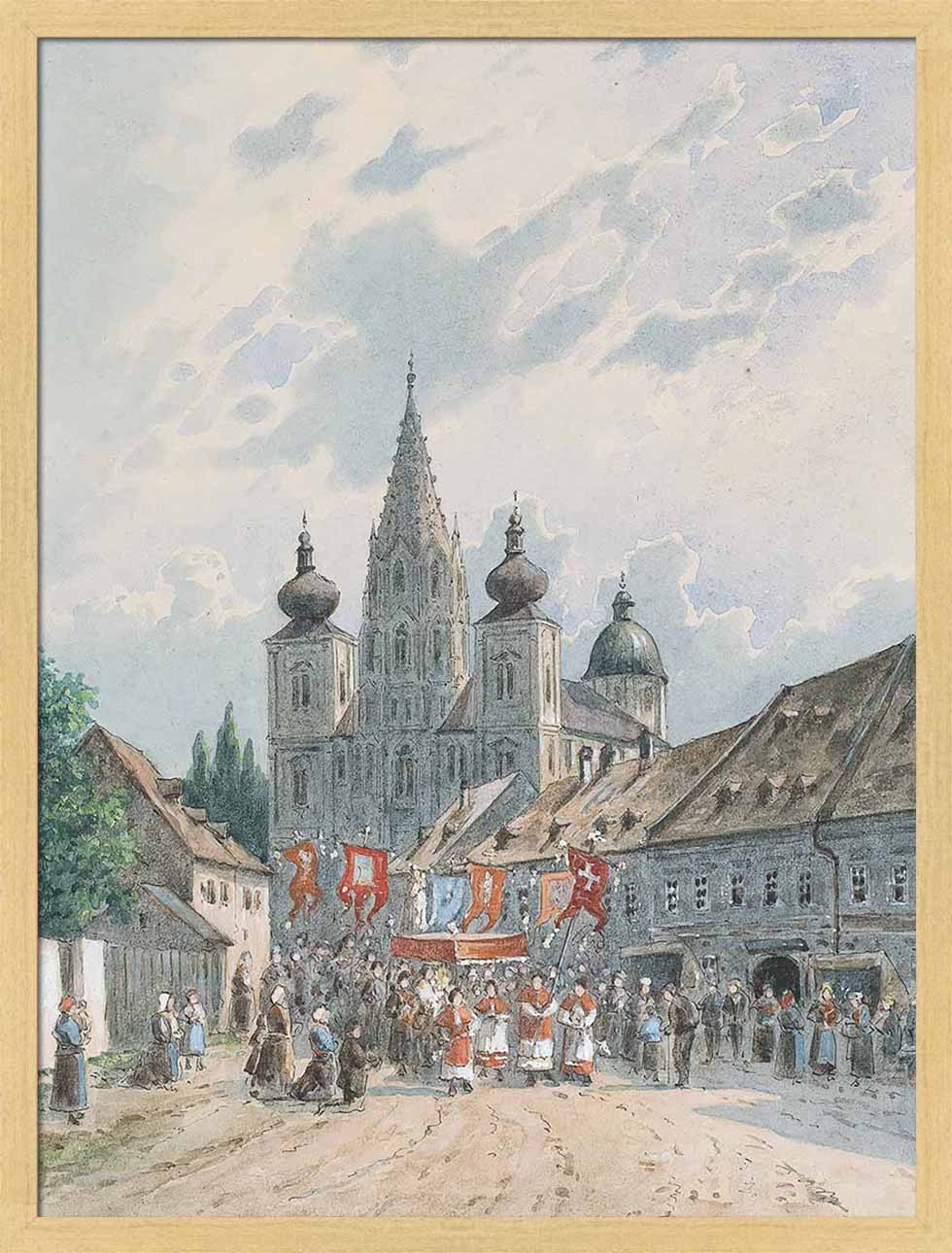Corpus Christi Procession in Maria Zell | Paper