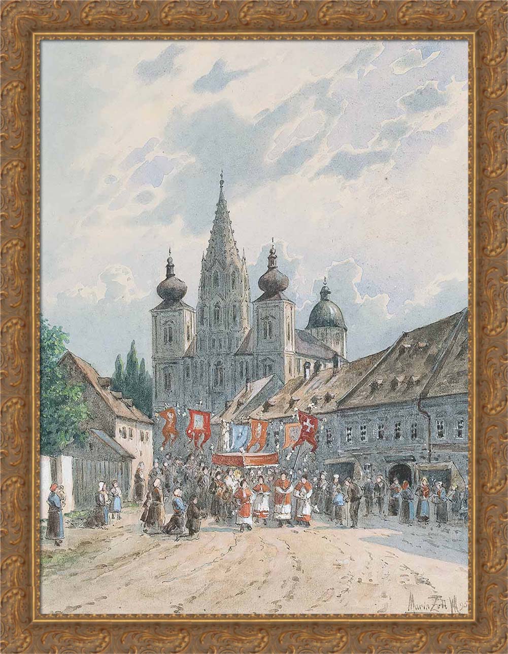 Corpus Christi Procession in Maria Zell | Paper