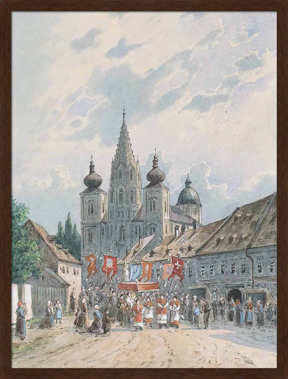 Corpus Christi Procession in Maria Zell | Paper
