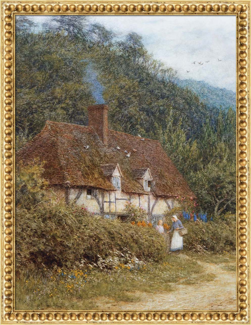 A Cottage Near Witley | Paper