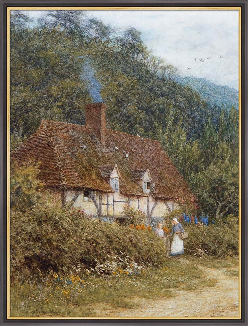A Cottage Near Witley | Paper