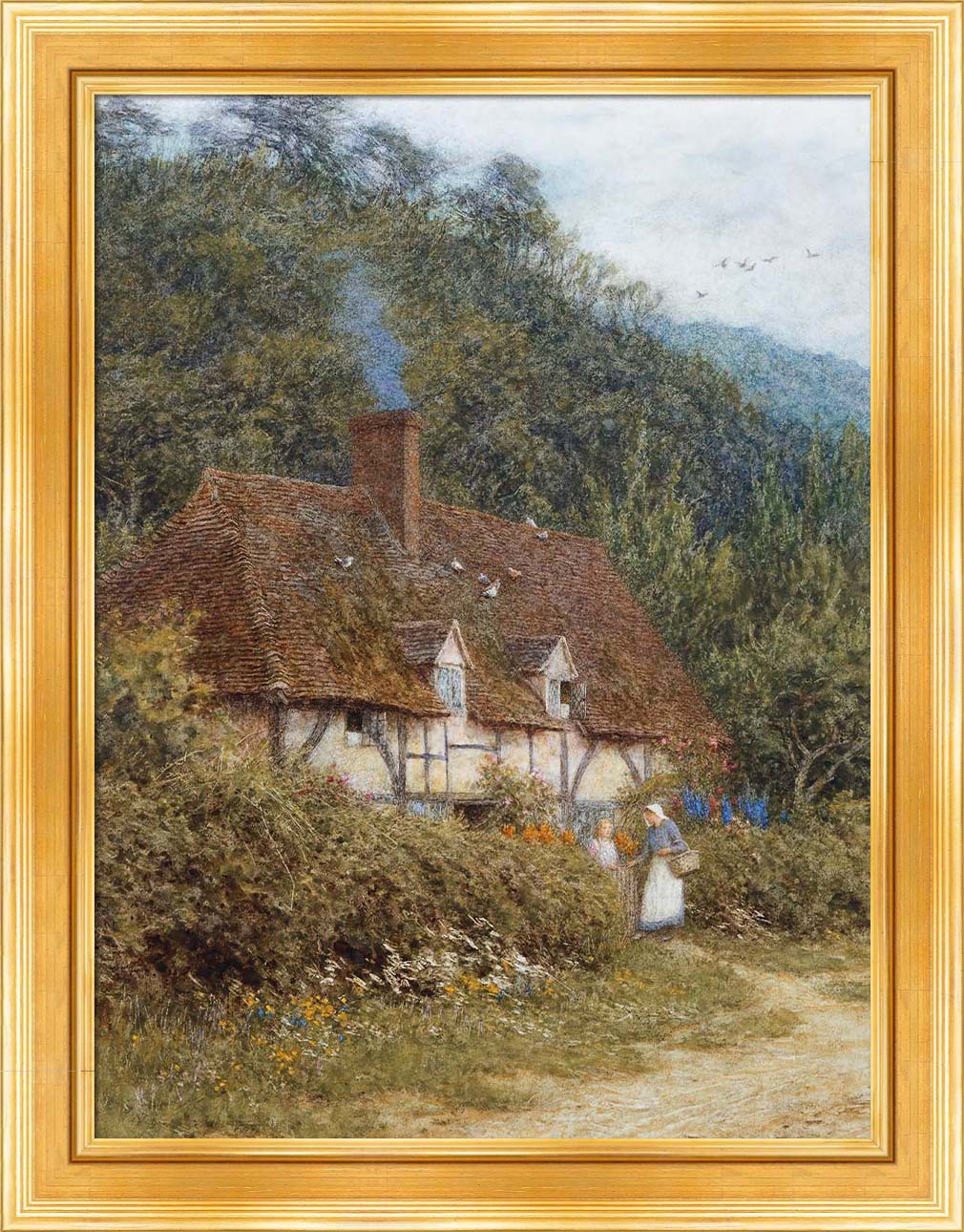 A Cottage Near Witley | Paper