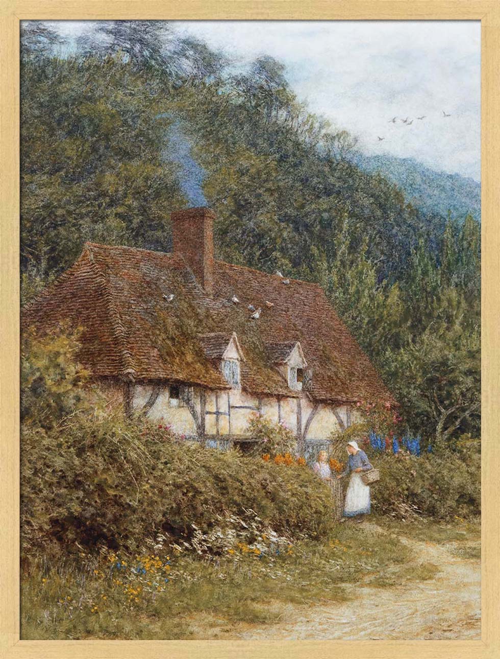 A Cottage Near Witley | Paper