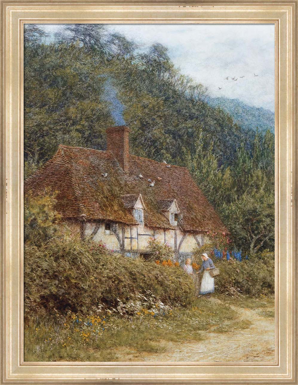 A Cottage Near Witley | Paper