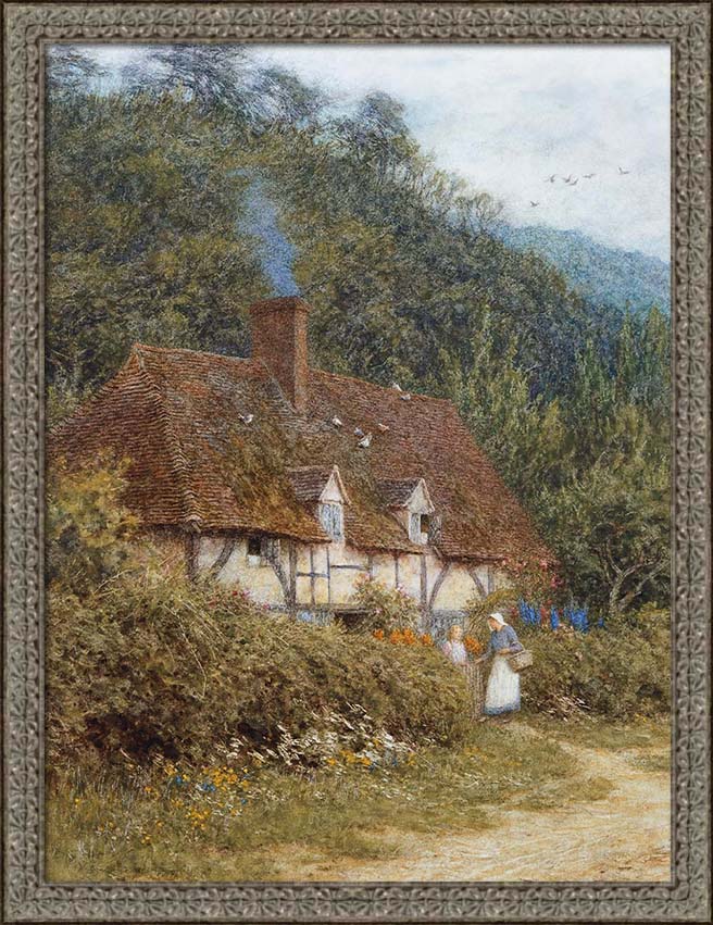 A Cottage Near Witley | Paper