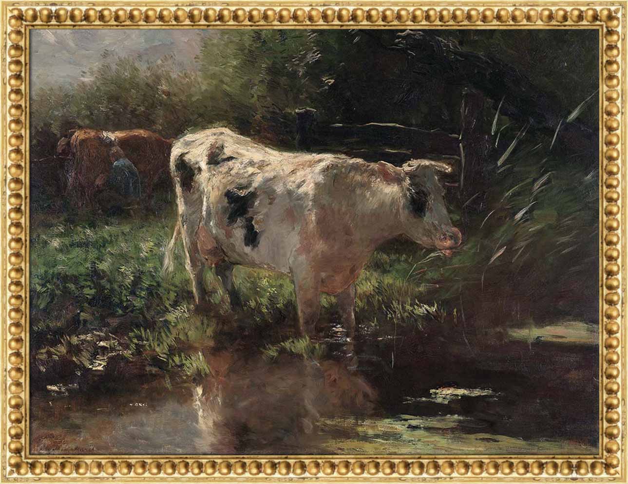 Cow on the Ditch Side | Paper