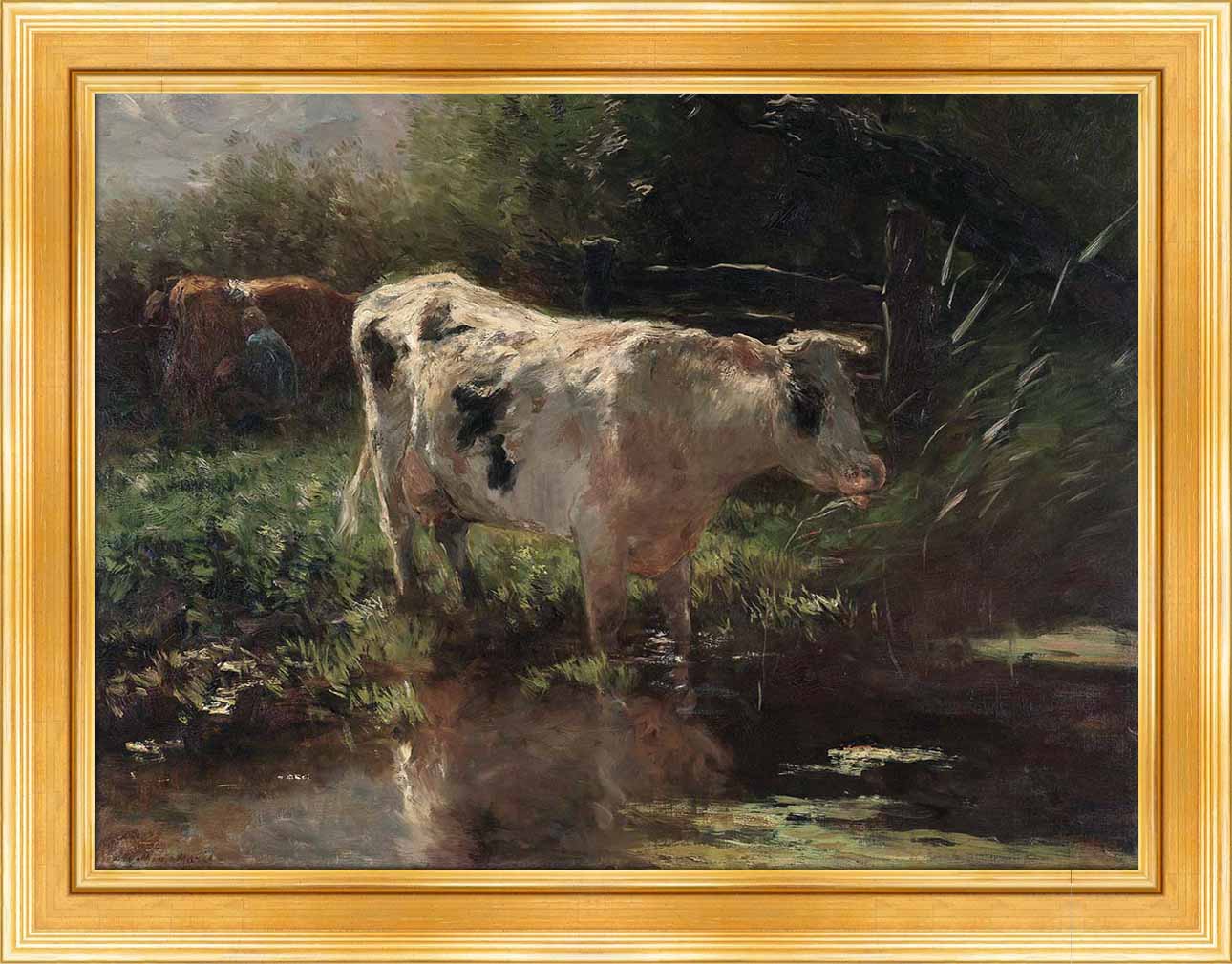 Cow on the Ditch Side | Paper