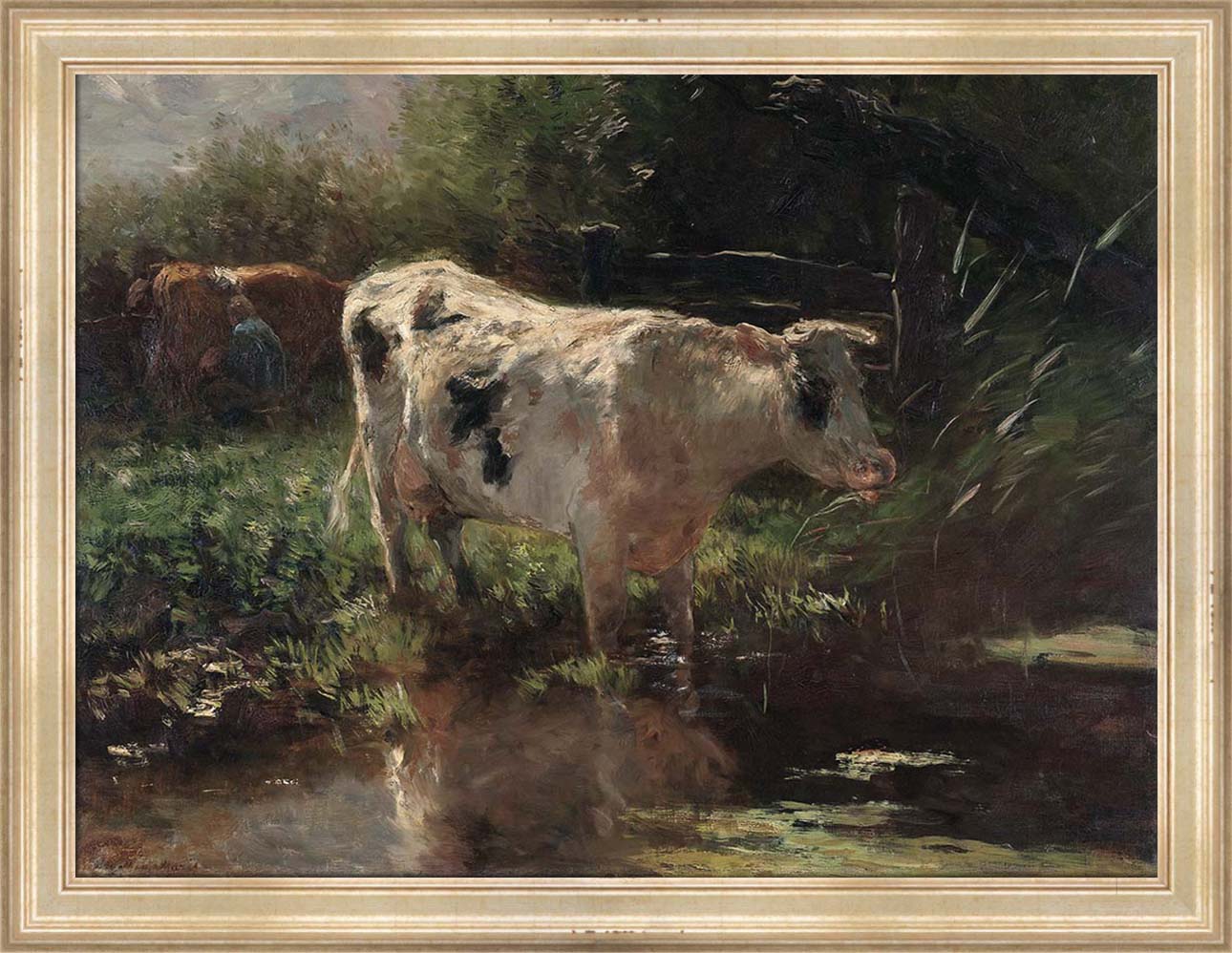 Cow on the Ditch Side | Paper