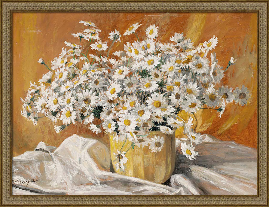 Daisies in a Yellow Pot | Paper