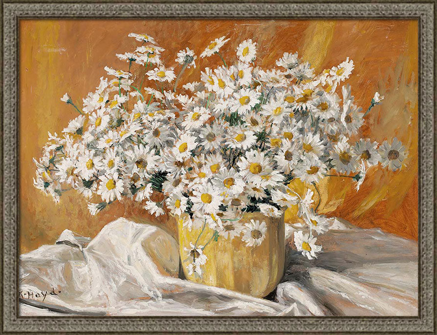 Daisies in a Yellow Pot | Paper