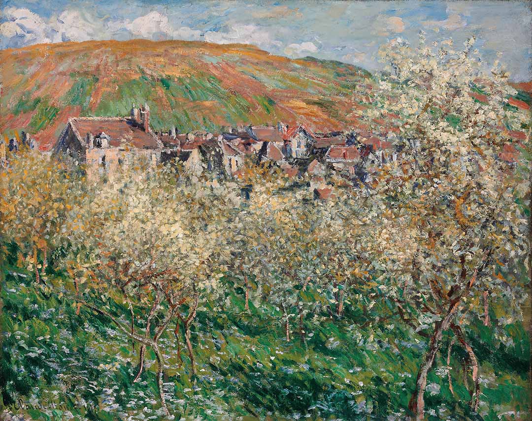 Plum Trees in Blossom | Paper