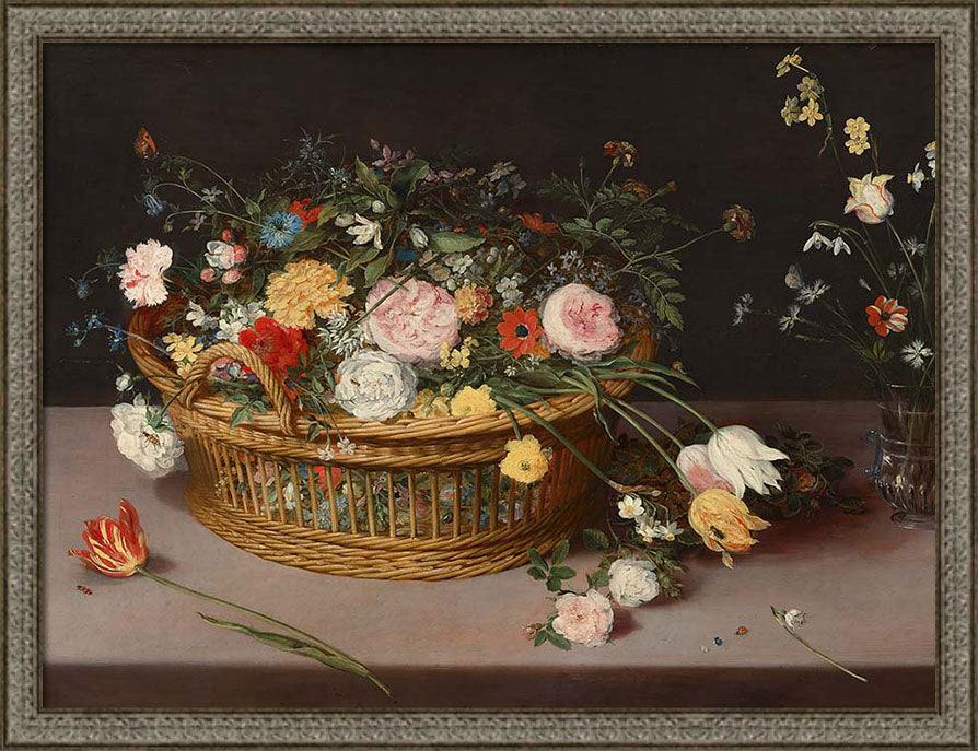 Flowers in a Basket | Paper