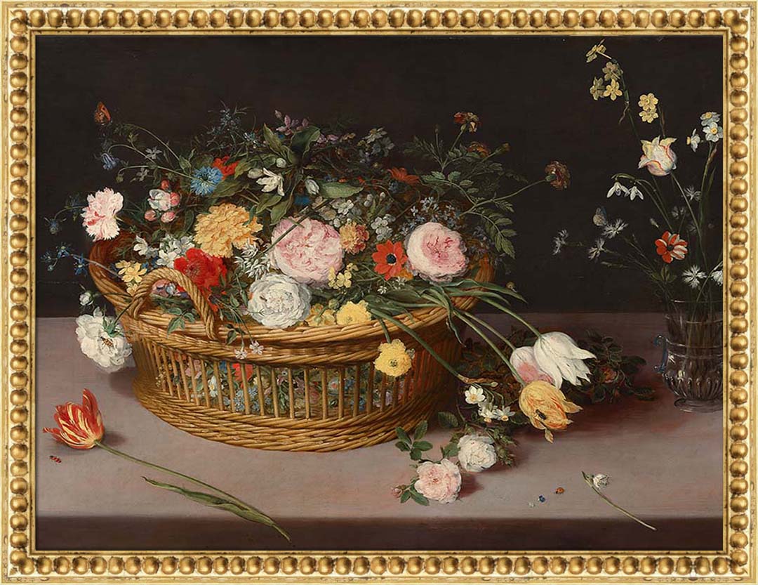 Flowers in a Basket | Paper