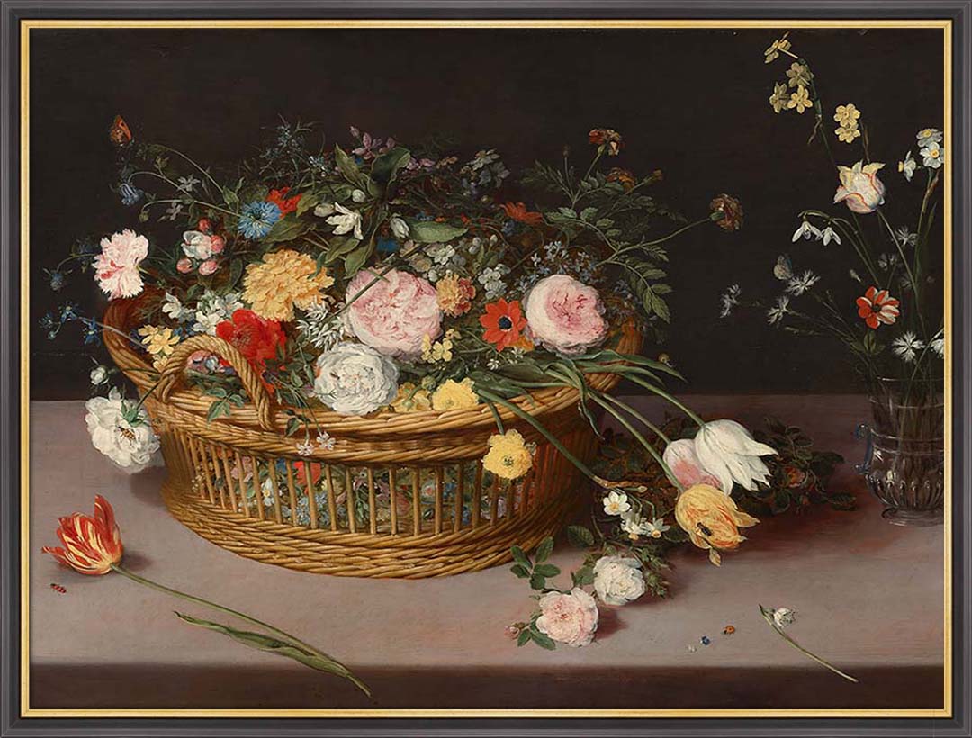 Flowers in a Basket | Paper